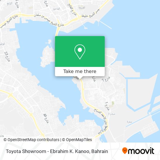 Toyota Showroom - Ebrahim K. Kanoo map