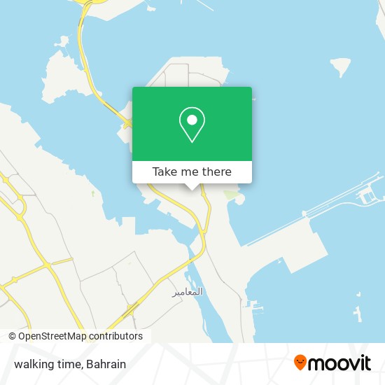 walking time map