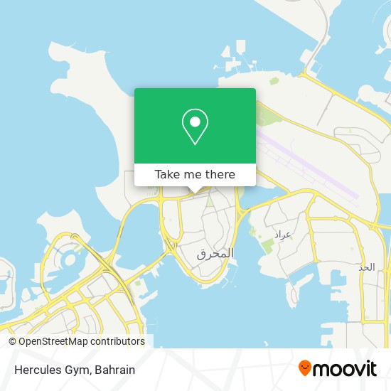 Hercules Gym map