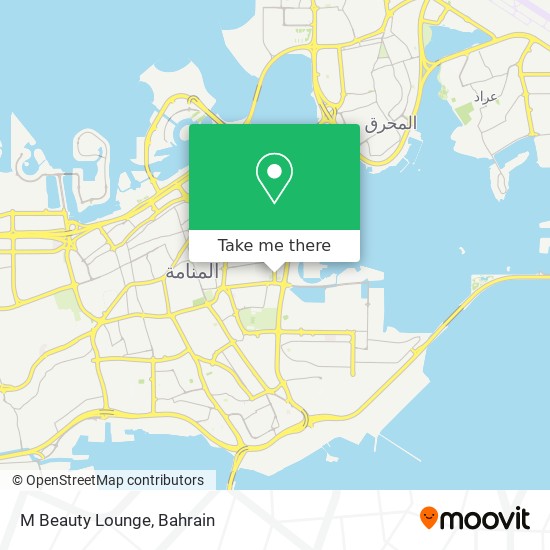 M Beauty Lounge map