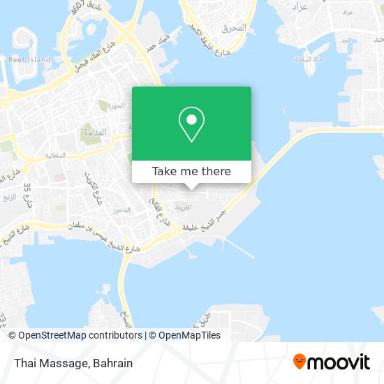 Thai Massage map