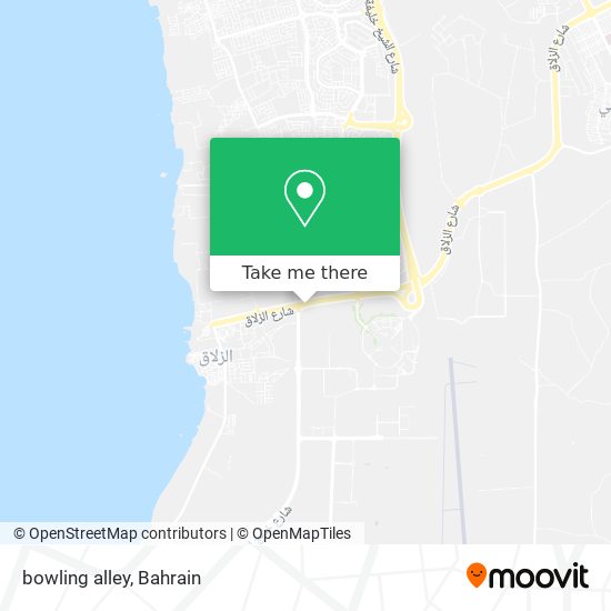 bowling alley map