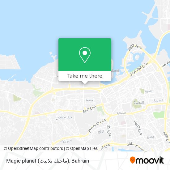 Magic planet (ماجيك بلانيت) map