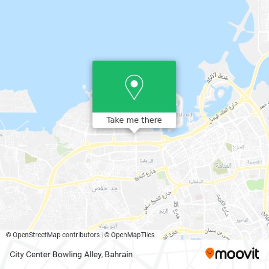 City Center Bowling Alley map