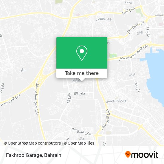 Fakhroo Garage map