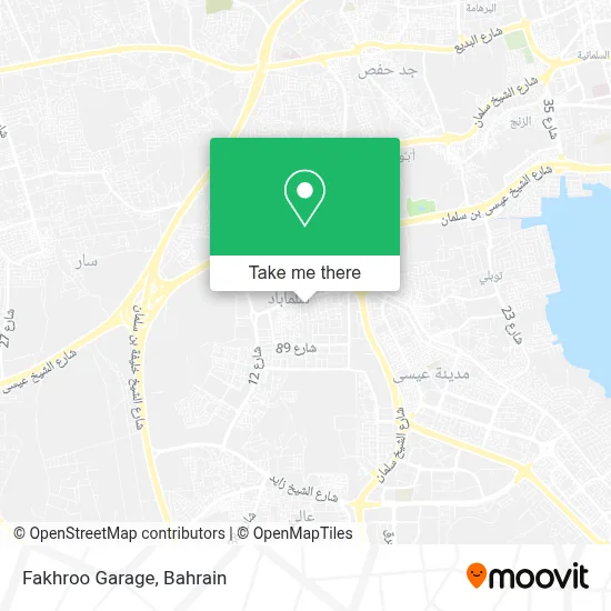 Fakhroo Garage map