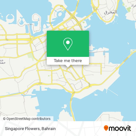 Singapore Flowers map