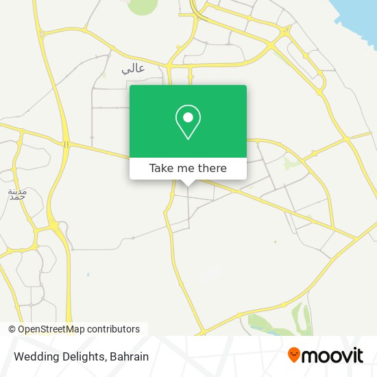 Wedding Delights map