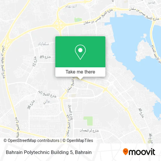 Bahrain Polytechnic Building 5 map