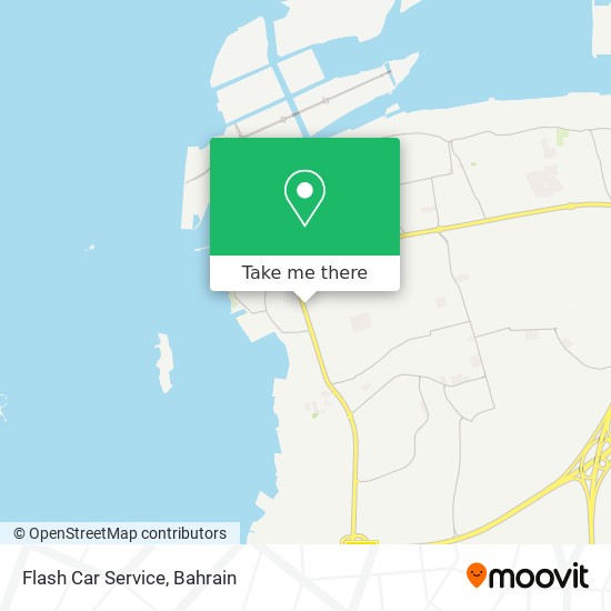 Flash Car Service map