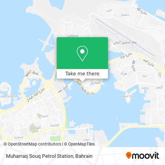 Muharraq Souq Petrol Station map
