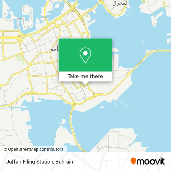 Juffair Filing Station map