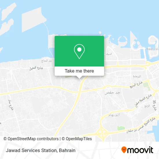 Jawad Services Station map