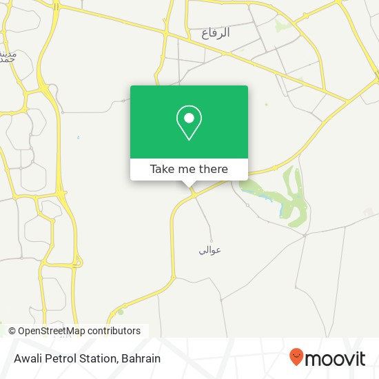 Awali Petrol Station map
