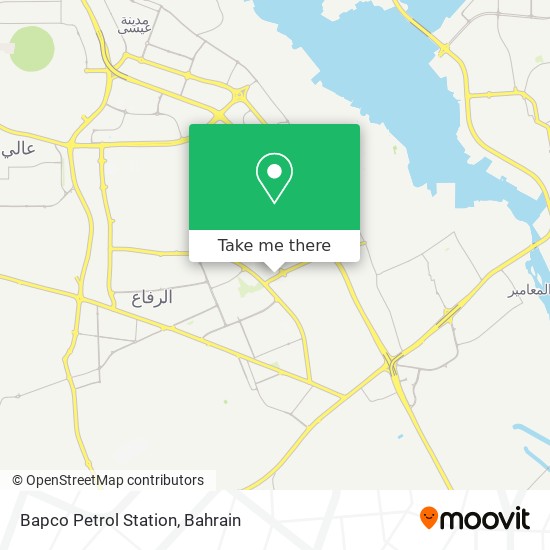 Bapco Petrol Station map