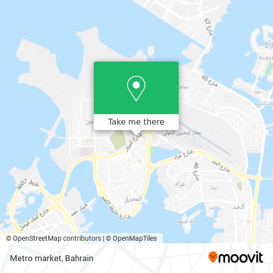 Metro market map