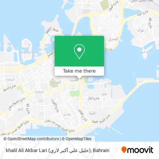 khalil Ali Akbar Lari (خليل علي أكبر لاري) map