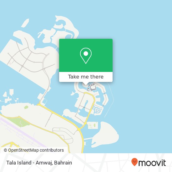 Tala Island - Amwaj map