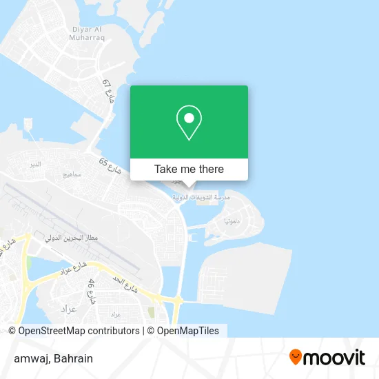 amwaj map