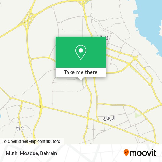 Muthi Mosque map
