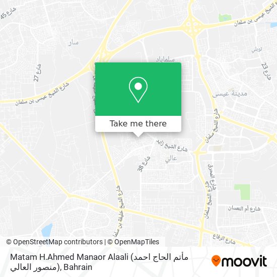 Matam H.Ahmed Manaor Alaali (مأتم الحاج احمد منصور العالي) map