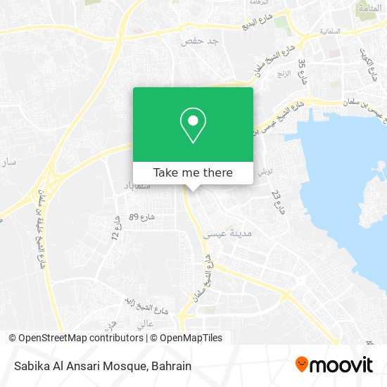 Sabika Al Ansari Mosque map