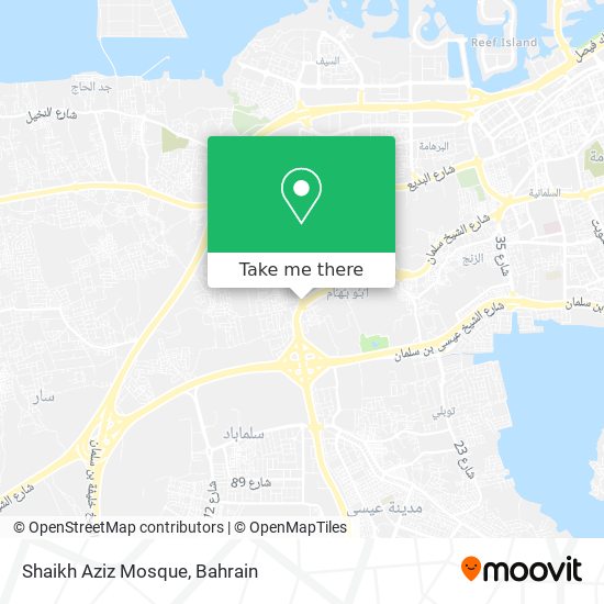 Shaikh Aziz Mosque map
