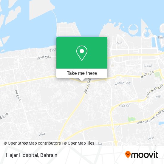 Hajar Hospital map