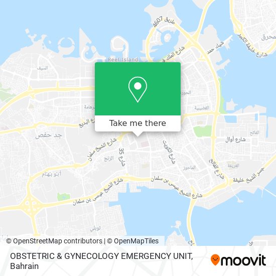 OBSTETRIC & GYNECOLOGY EMERGENCY UNIT map