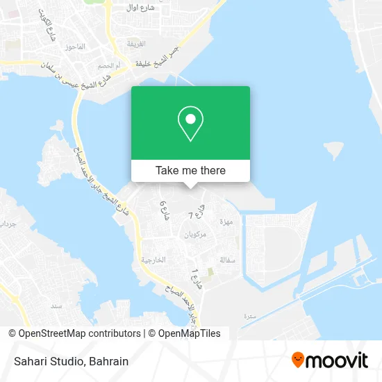 Sahari Studio map