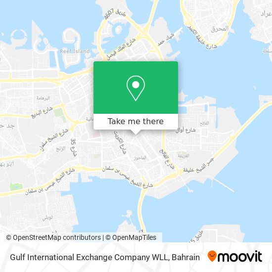 Gulf International Exchange Company WLL map