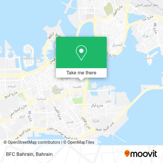 BFC Bahrain map