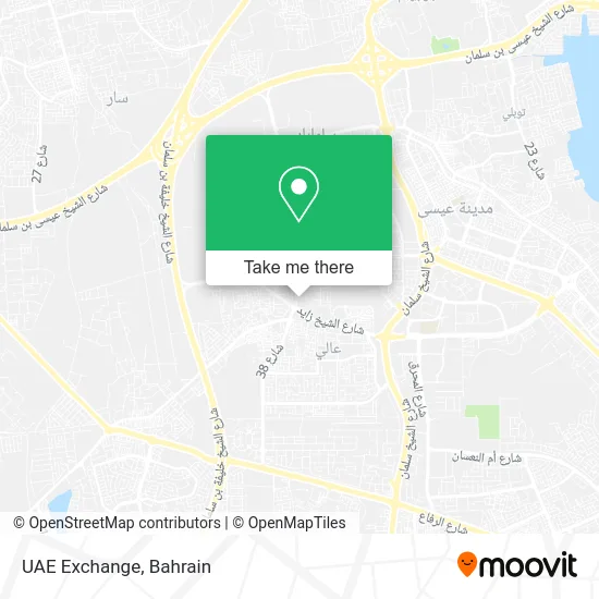UAE Exchange map