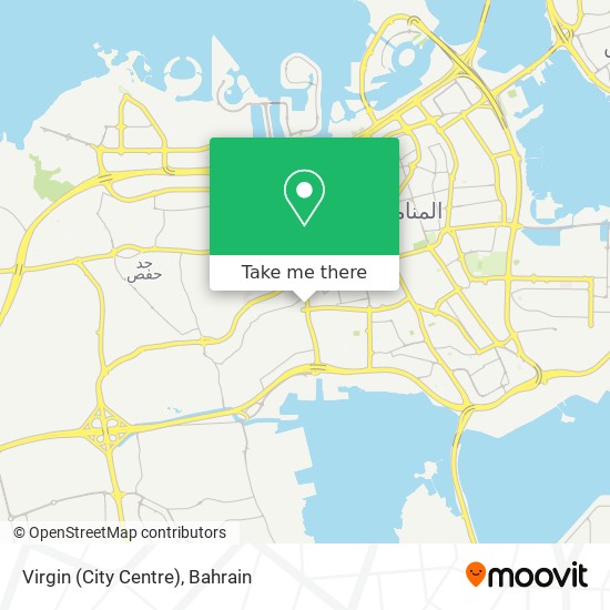 Virgin (City Centre) map