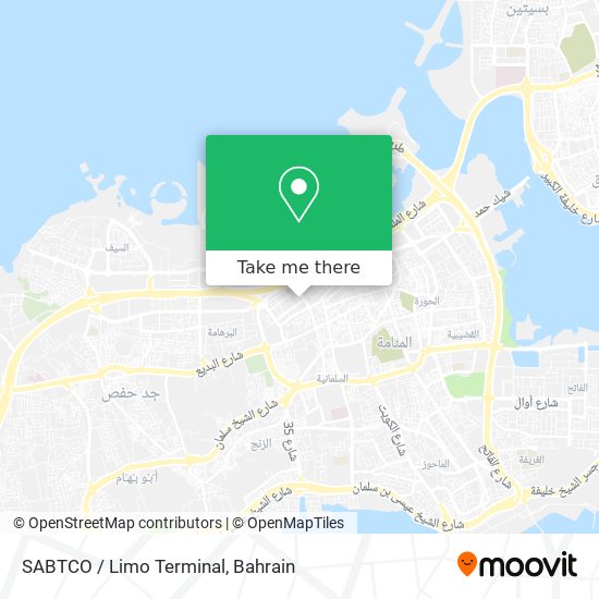 SABTCO / Limo Terminal map