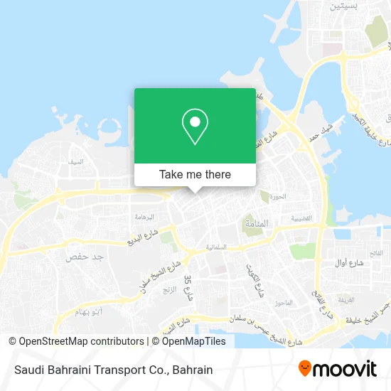 Saudi Bahraini Transport Co. map