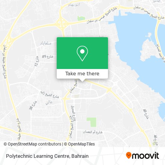 Polytechnic Learning Centre map