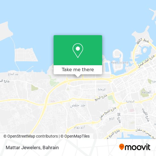 Mattar Jewelers map