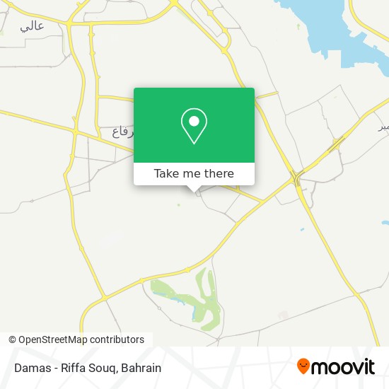 Damas - Riffa Souq map