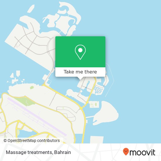 Massage treatments map