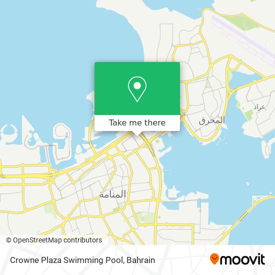 Crowne Plaza Swimming Pool map