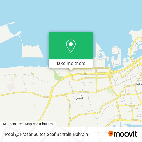 Pool @ Fraser Suites Seef Bahrain map
