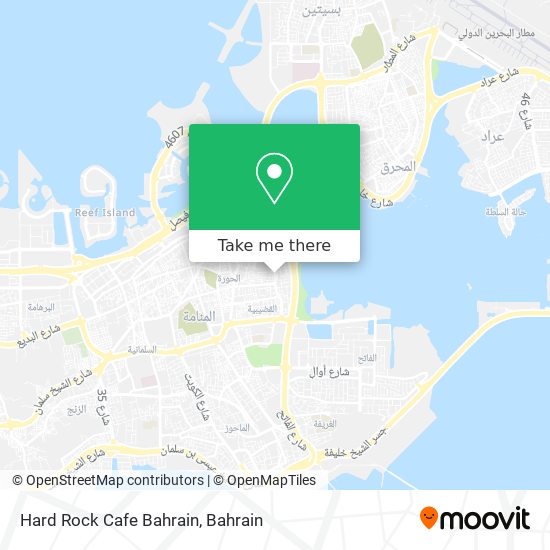 Hard Rock Cafe Bahrain map