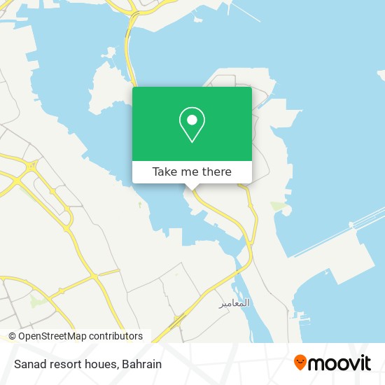 Sanad resort houes map