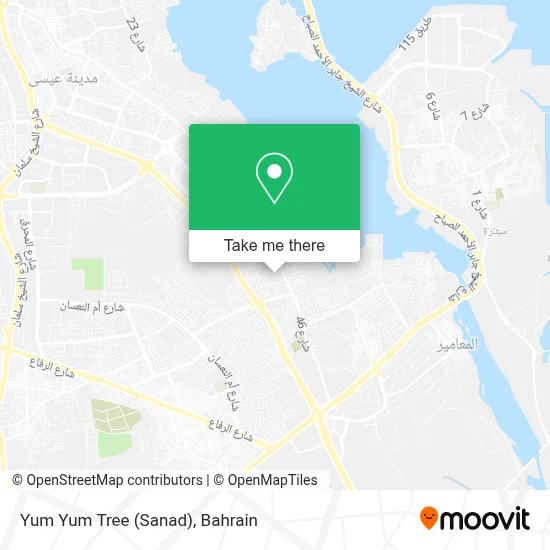 Yum Yum Tree (sanad) map