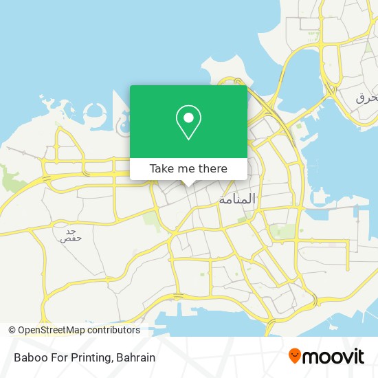 Baboo For Printing map