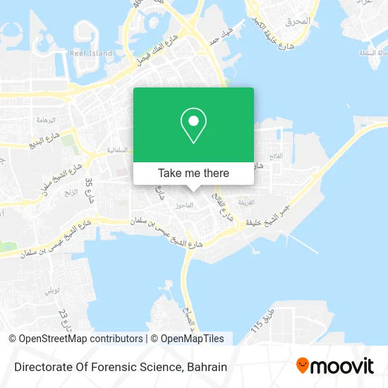 Directorate of Forensic Science map