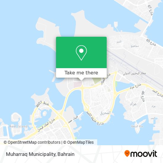 Muharraq Municipality map