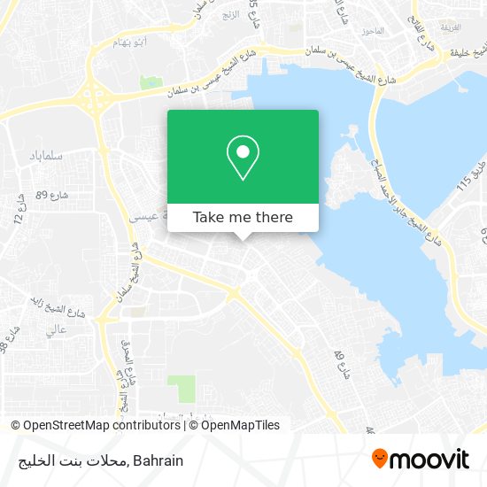 محلات بنت الخليج map