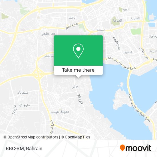 BBC-BM map